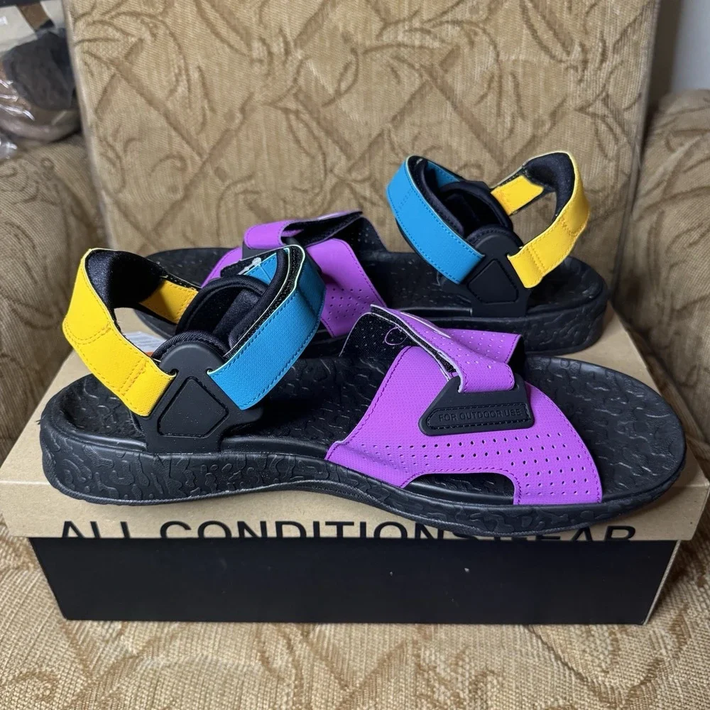 Nike ACG Air Deschutz Vivid Purple Outdoor Slides Sandals CT2890 002 Men's‎ 14